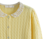 C'ERA UNA VOLTA SPRING 2026 Adelia Cardigan Yellow