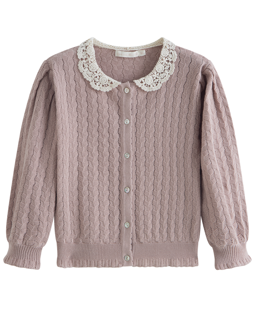 C'ERA UNA VOLTA SPRING 2026 Adelia Cardigan Mauve