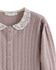 C'ERA UNA VOLTA SPRING 2026 Adelia Cardigan Mauve