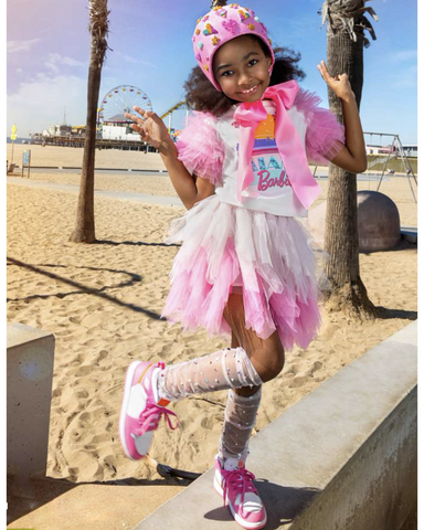 STELLA MCCARTNEY KIDS Girl 2-pack Socks with Unicorn Fringes