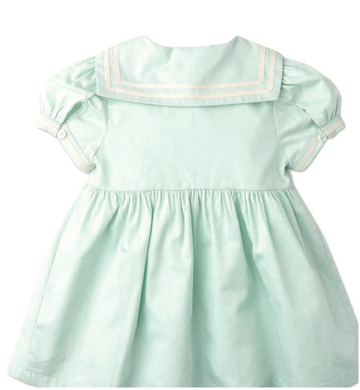 GINGERSNAPS SS24 Baby Marina Sailor Collar Dress