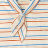 GINGERSNAPS SS24 Girls Sailor Collar Striped Sleeveless Top
