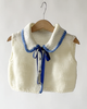 TAGO SS25 Handknit Short Cardigan Vest