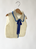 TAGO SS25 Handknit Short Cardigan Vest