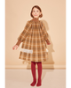 THE MIDDLE DAUGHTER FW25 THE INSIDE SCOOP in NUT BROWN CHECK