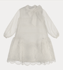 ELIE SAAB Spring Summer 2026 EMBROIDERY ORGANZA DRESS in CREAM