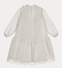 ELIE SAAB Spring Summer 2026 EMBROIDERY ORGANZA DRESS in CREAM