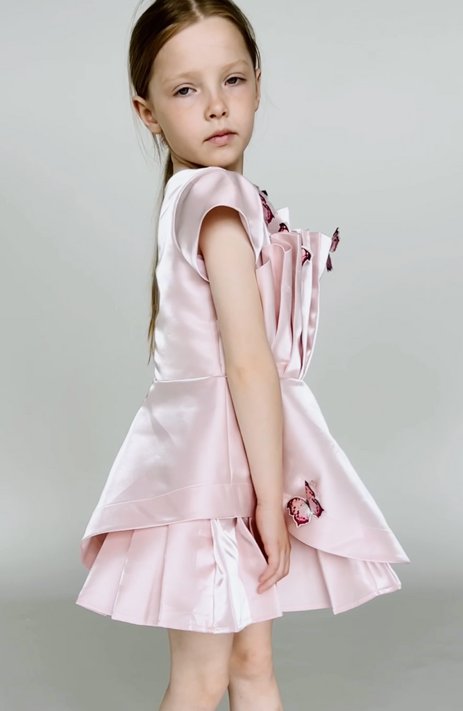 NIKOLIA "OH SHE IS A STAR" Cote Dress in Pink