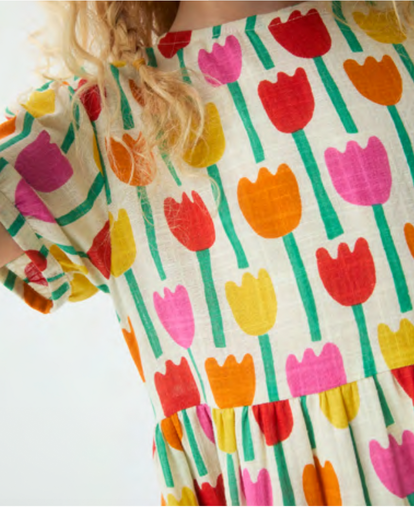 COMPANIA FANTASTICA SS26 Tulip Print Dress