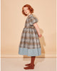 THE MIDDLE DAUGHTER FW25 TAKE ON A NEW MEANING DRESS BLUE MOON CHECK