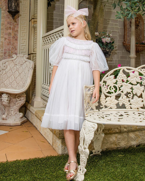 TUTU DU MONDE SS26 OPALINE TULLE DRESS