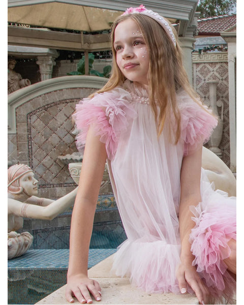 TUTU DU MONDE SS26 OCEAN EMBER TULLE DRESS
