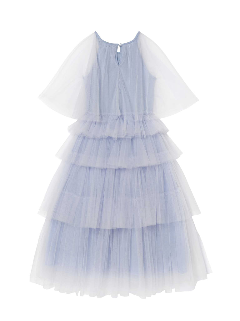 TUTU DU MONDE Summer2026 Flutter Cape Maxi Tutu Dress
