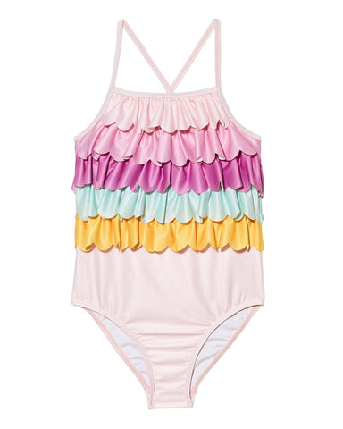 WEEKEND HOUSE KIDS Striped One-Piece Swimsuit