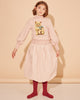 THE MIDDLE DAUGHTER FW25 THE LONG VIEW SKIRT in Cats Pink Tongue