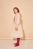 THE MIDDLE DAUGHTER FW25 THE LONG VIEW SKIRT in Cats Pink Tongue