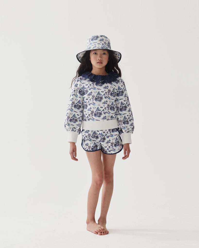 THE MIDDLE DAUGHTER SS24 TIPPING POINT Sweatshirt  in Willow Pattern