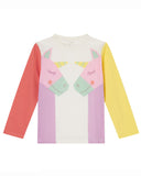 STELLA MCCARTNEY KIDS Girl Long Sleeve T-shirt Top with Unicorn