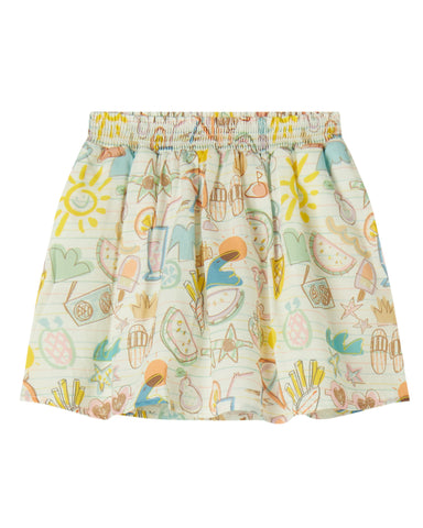 STELLA MCCARTNEY Knit Shorts With Graphic Flower Intarsia