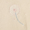 STELLA MCCARTNEY GIRL KNIT SWEATER WITH EMBROIDERED DANDELIONS