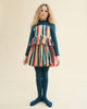 THE MIDDLE DAUGHTER AW23 Twofold Dress in Multi Stripe