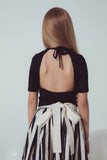 UNLABEL SS24 Carter Top with Open Back