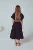 UNLABEL SS24  Mason Puffy Sleeve Dress in Black