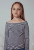 UNLABEL SS24 Chase Long Sleeve Top in Stripes