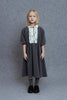 UNLABEL FW25 Jiu Dress with Contrast Front Ruffle
