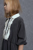 UNLABEL FW25 Jiu Dress with Contrast Front Ruffle