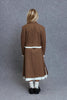 UNLABEL FW25 Platte Blazer with Contrast Detail in Camel Stripe