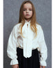 UNLABEL FW25 Dorado Tie Detail Blouse in Paper