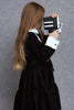 UNLABEL FW25 Indre Contrast Dress in Black Milano