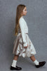 UNLABEL FW25 Agrio Long Sleeve Top with Bow Sleeve Details in Cream *PREORDER*