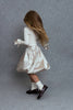 UNLABEL FW25 Agrio Long Sleeve Top with Bow Sleeve Details in Cream *PREORDER*