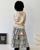 TAGO Tiered Skirt in Soft Cotton with Tags