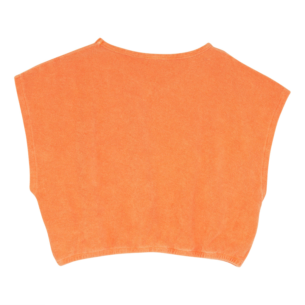 WYNKEN TERRY SNAP CROPPED TOP