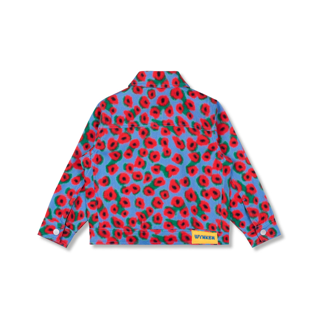 WYNKEN SS26 BACIA DENIM JACKET COTTON in FLORAL