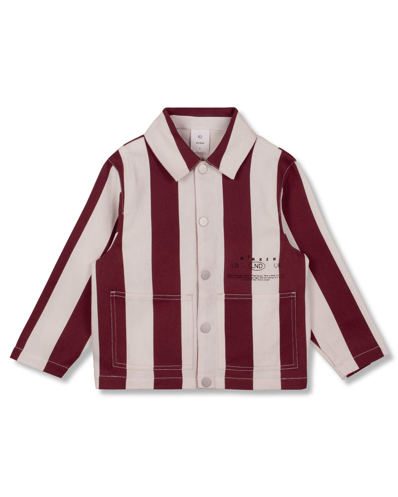 WYNKEN SS26 BOX JACKET in STRIPES