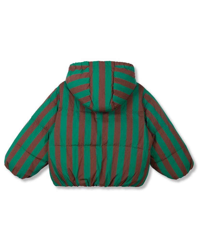 WYNKEN FALL 2026  "PAINTERS AND POETS" BURLETTA PUFFER DOWN JACKET COAT in GREEN