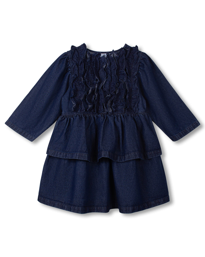 WYNKEN FALL 2026  "PAINTERS AND POETS" Tux Dress in Denim