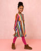 OILILY Autumn 2025 DERBY LONG SLEEVE STRIPED DRESS