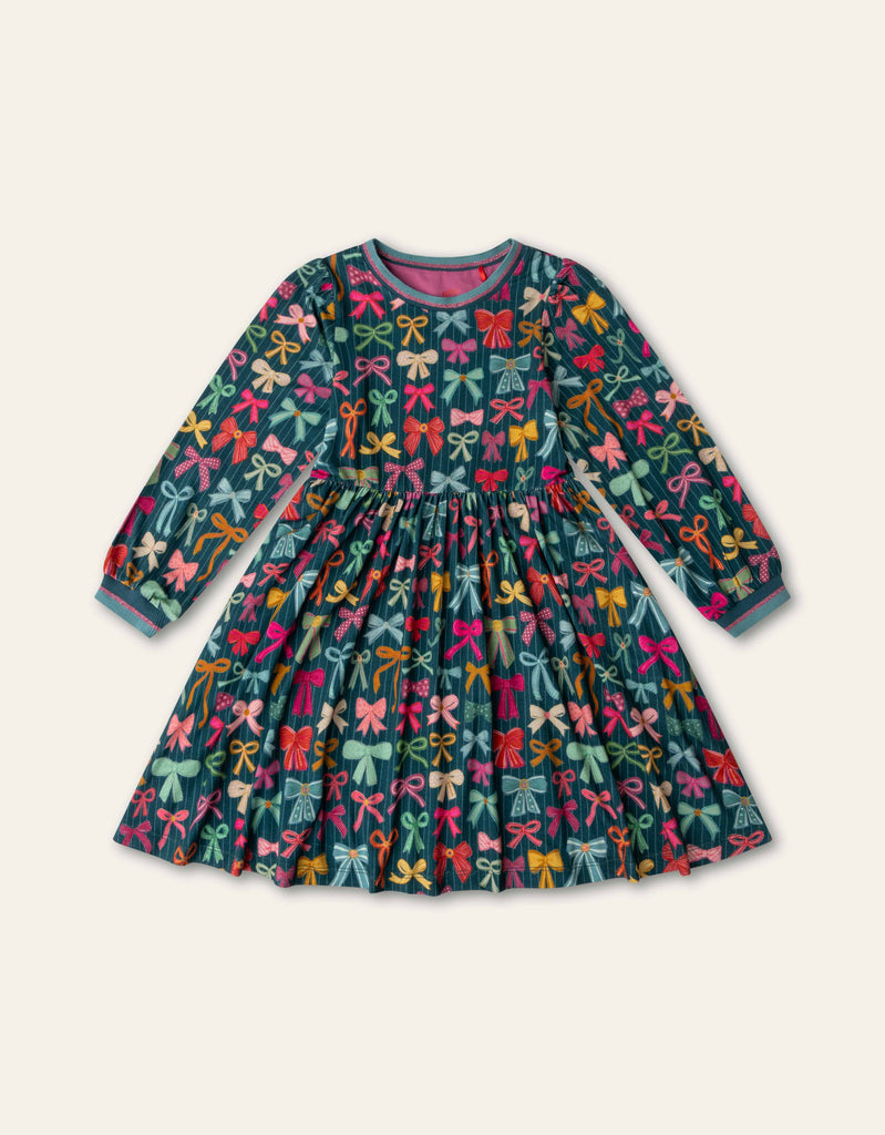OILILY FW2026 DJEMMA DRESS BOW PRINT