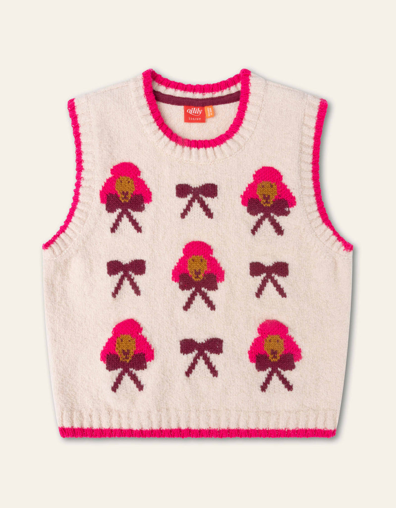 OILILY FW2026 KAROLINA POODLE SWEATER VEST