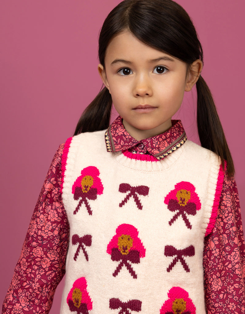 OILILY FW2026 KAROLINA POODLE SWEATER VEST