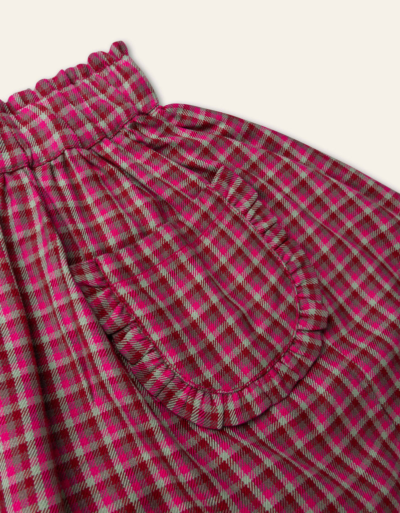 OILILY FW2026 SUITE CHECKERED SKIRT