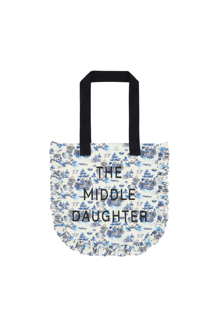 THE MIDDLE DAUGHTER SS24 YOU'RE TOTE-ALLY INSDISPENSIBLE  BAG in WILLOW