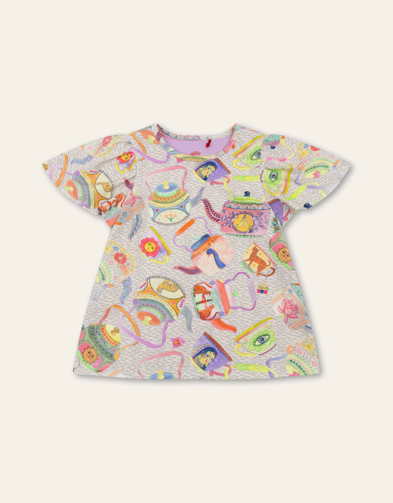 OILILY SS26 Thrive T-shirt in Tea Print