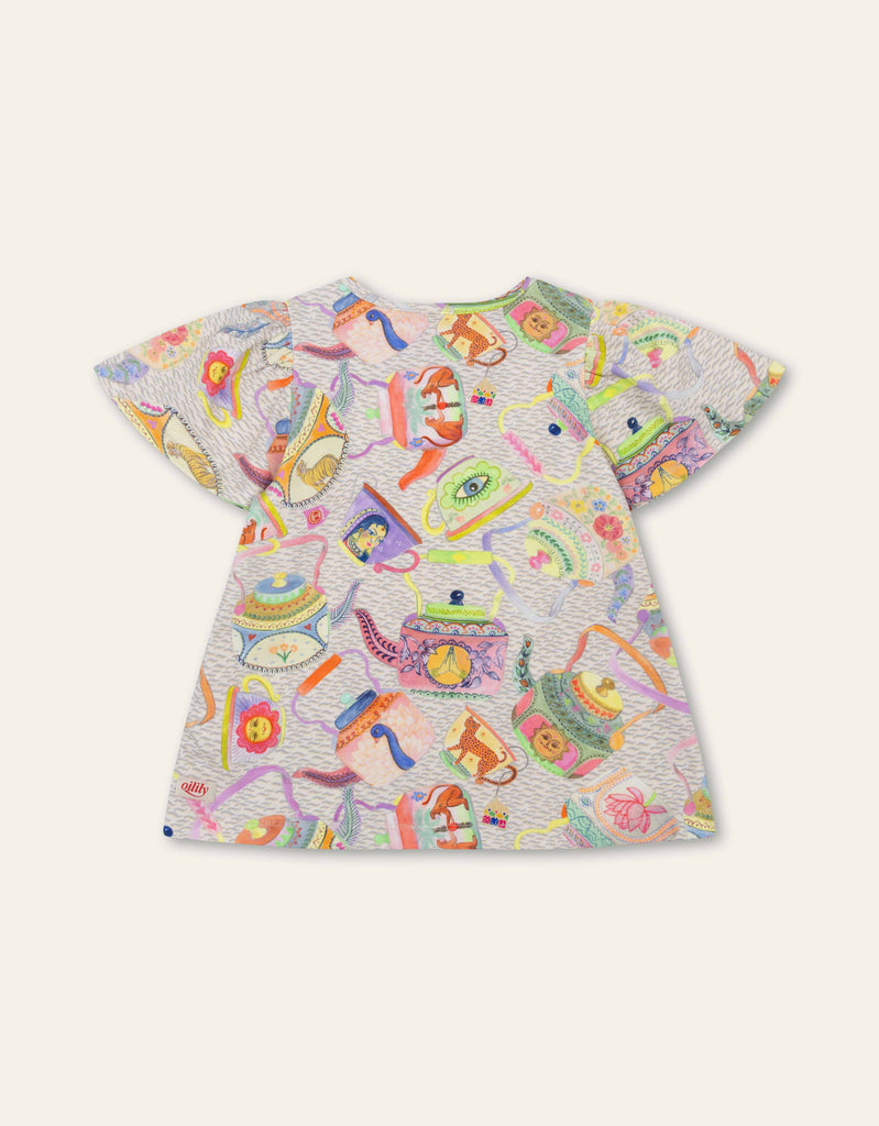 OILILY SS26 Thrive T-shirt in Tea Print