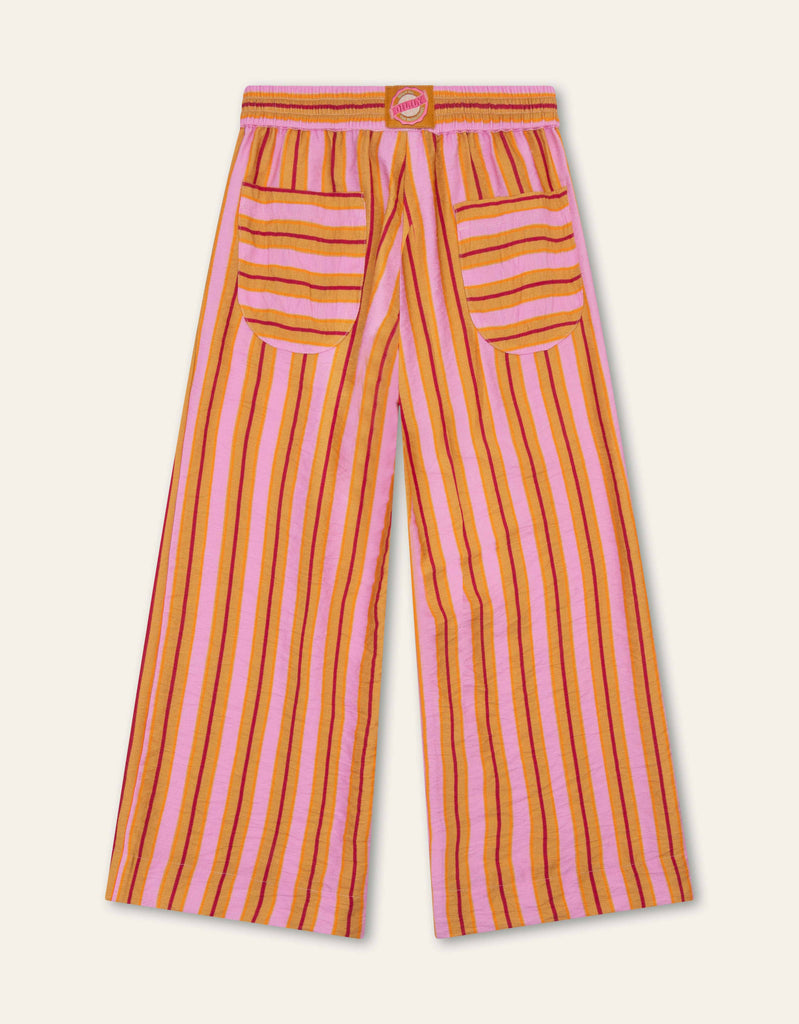 OILILY SS26 Palazzo Pants in Amber Gold